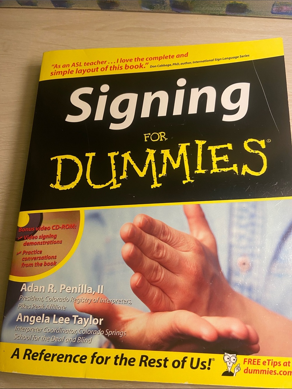 Signing for Dummies Book